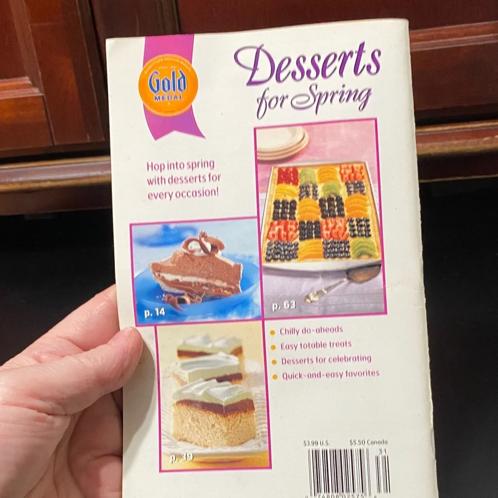 Gold Medal vintage 4 piece magazine recipe cookbook Set